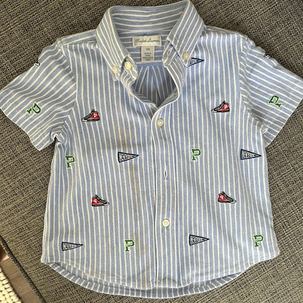 Ralph Lauren cotton baby shirt